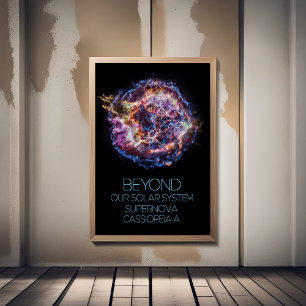 Póster Espacio ultraterrestre, Cosmos, Supernova Cassiope