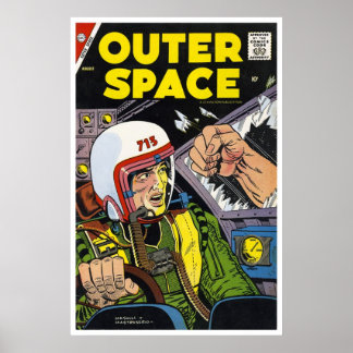 Póster Espacio ultraterrestre Nº 18 (1958)