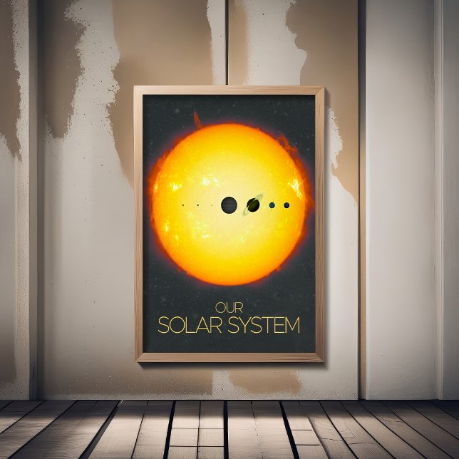 Póster Espacio ultraterrestre, sistema solar, sol y plane (Subido por el creador)