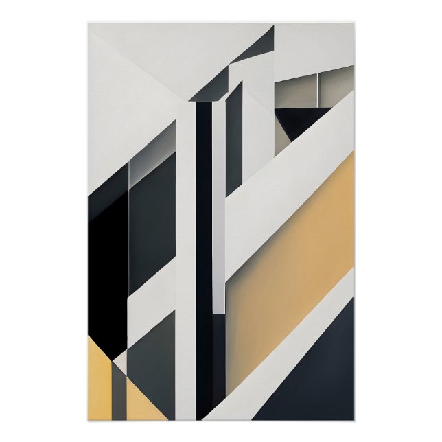 Póster Espacios fragmentados (Anverso)