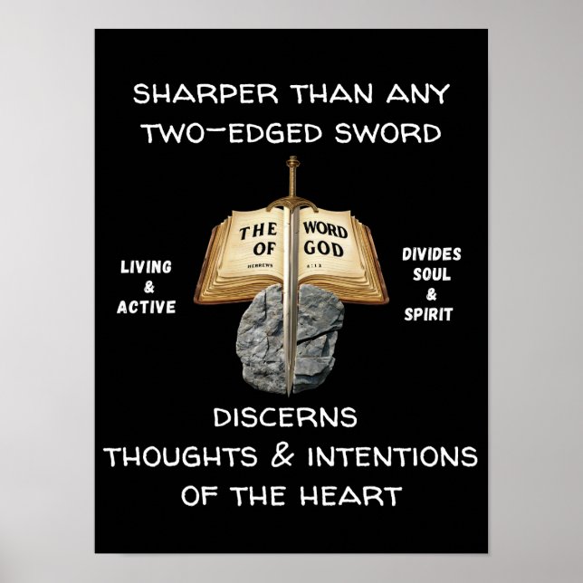 Póster Espada de apología de la Escritura del Señor (Frente)