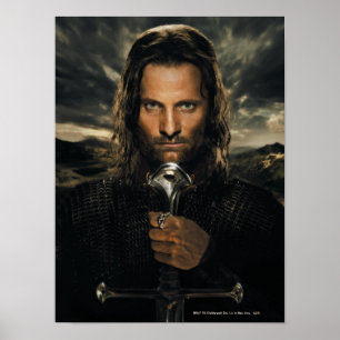 Póster Espada de Aragorn abajo