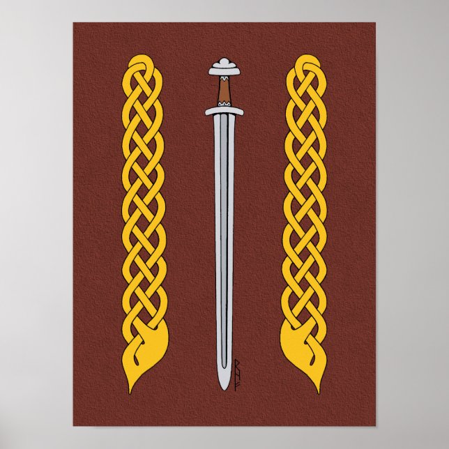 Póster Espada de visión y tracción (Frente)