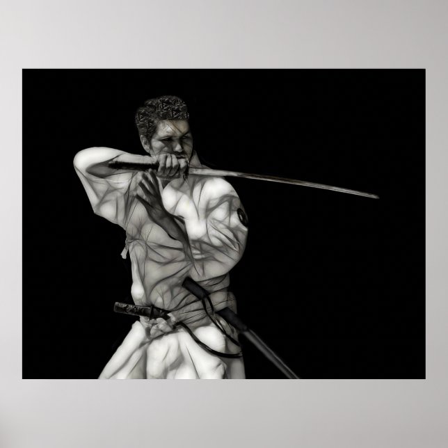 PÓSTER ESPADA KATANA DE SAMURAI (Frente)