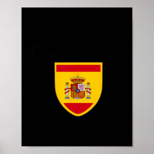 Póster Espana camiseta fútbol español Jersies Ll Top
