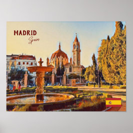 Póster España de Madrid Sueños de viaje