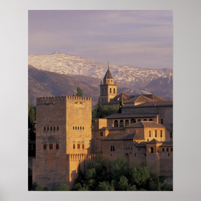 Póster España, Granada, Andalucía La Alhambra, 2 (Frente)