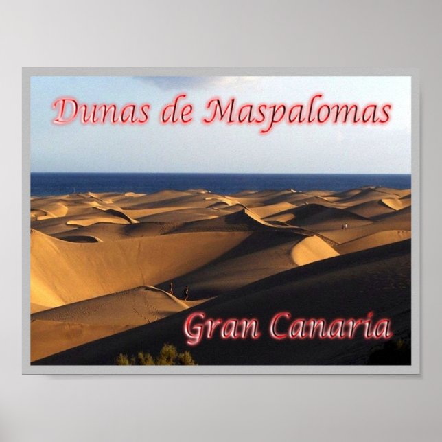 Póster España - Islas Canarias - Gran Canaria (Frente)