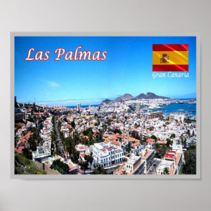 Póster España - Islas Canarias - Gran Canaria