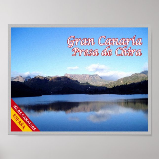 Póster España - Islas Canarias - Gran Canaria - P (Frente)
