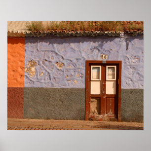 Póster España, Islas Canarias, Tenerife, villa