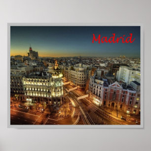 Póster España - Madrid - Ciudad -
