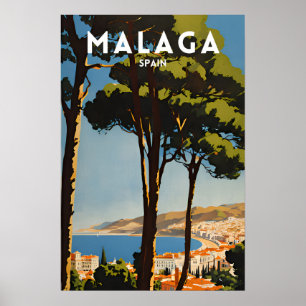 Póster España Málaga