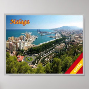 Póster España - Málaga -