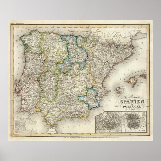 Póster España, Portugal 3 (Frente)