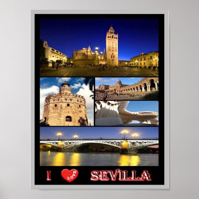 Póster España - Sevilla - Amo - (Frente)