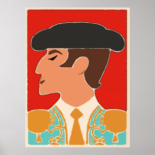 Póster Español, Matador, Bull Fighter