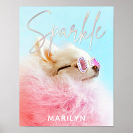 Póster Esparcen El Pequeño Chi | Glam personalizado de lo
