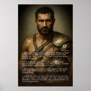 Póster Espartaco - El Espíritu Inconquistable