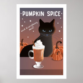 Póster Especia de Calabaza