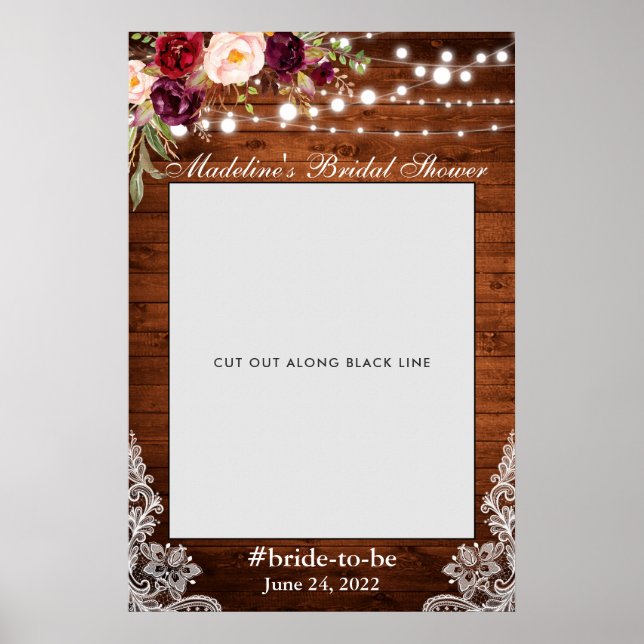 Póster Especial - 20x30 Photo Booth Prop (Frente)