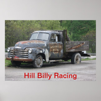 Póster Especial de Carreras de Hill Billy