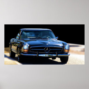 Póster Especial de la serie 200 de Mercedes-Benz de 1970 