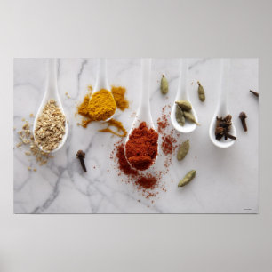 Póster Especias que se calientan de Ayurvedic