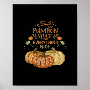 Póster Especie De Calabaza Y Todo Está Bien - Meme Autumn