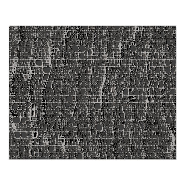 Póster Especie De Cemento Gris (Anverso)