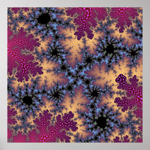 Póster Especkle de Rosa y de color