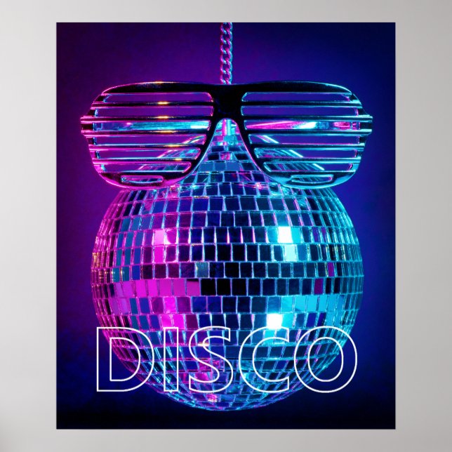 Póster Espectacular bola disco (Frente)