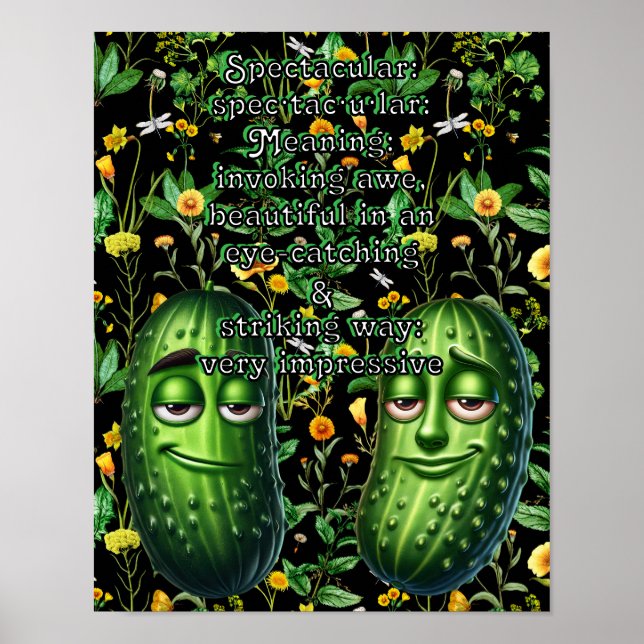 Póster Espectacular: Definición espec·tac·u·lar (Frente)