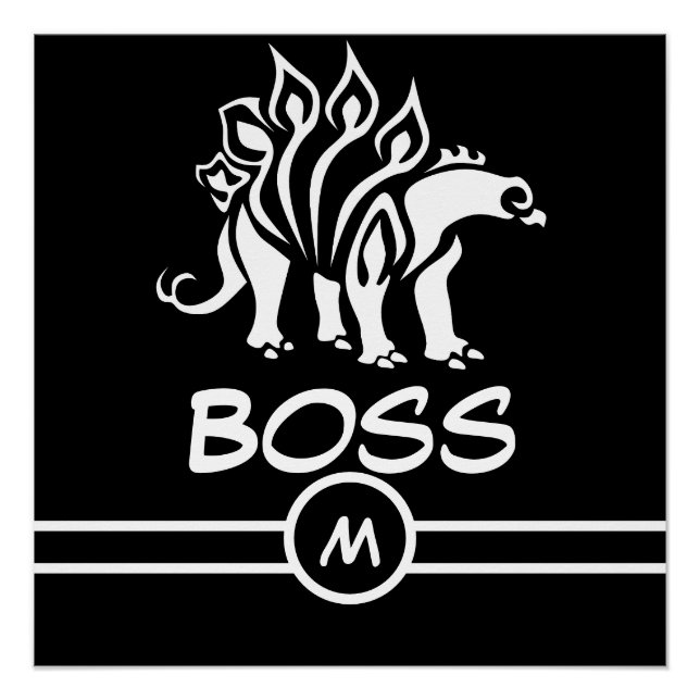 Póster Espectacular estegosaurio blanco (Anverso)