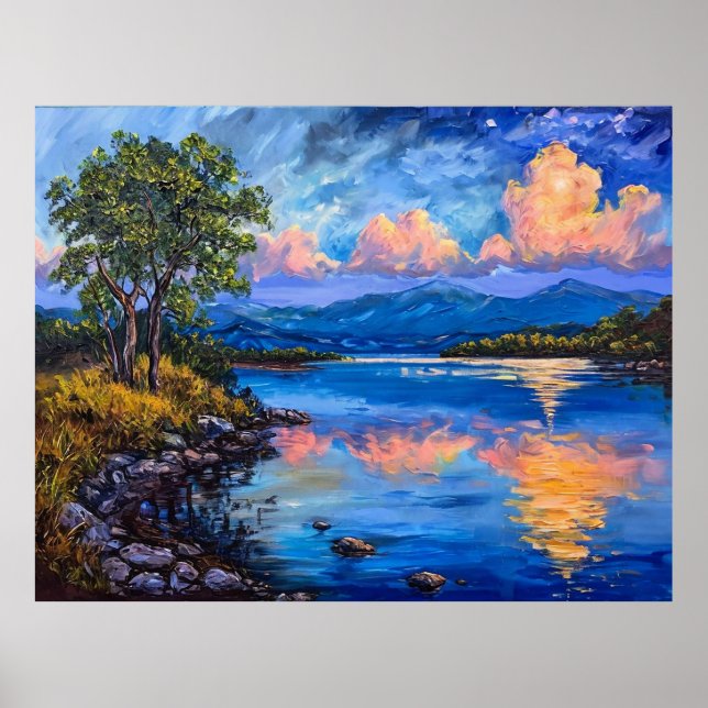 Póster Espectacular paisaje (Frente)