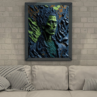 Póster Espectacular pintura artística 3D Impresionante Ún