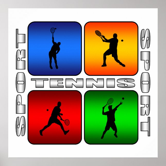 Póster Espectacular tenis (masculino) (Frente)
