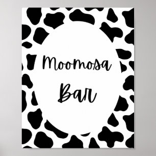 Póster Espectáculo de cumpleaños Moo Mosa Bar