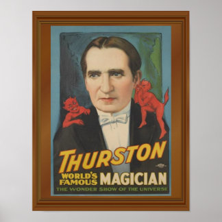 Póster Espectáculo de las maravillas mágicas de Thurston