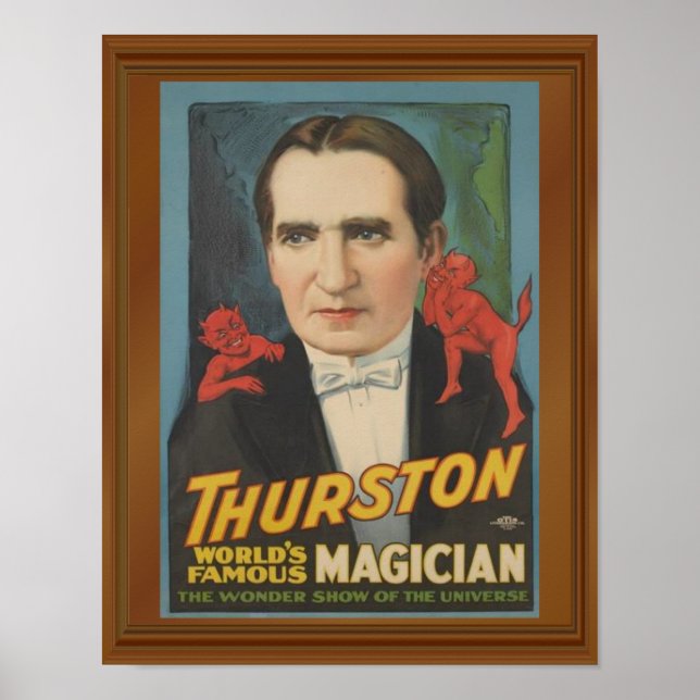Póster Espectáculo de las maravillas mágicas de Thurston  (Frente)