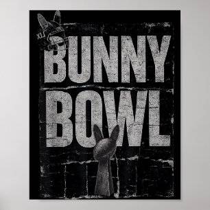 Póster Espectáculo divertido de medio tiempo del Bunny Bo