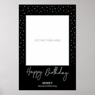 Póster Espectáculo fotográfico Black & Silver Happy Birda