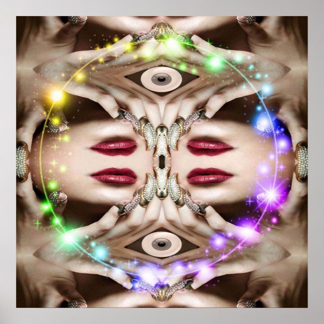 Póster Espectáculo mágico (Frente)