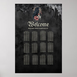 Póster Espectáculo negro majestuoso sentado orgullosament