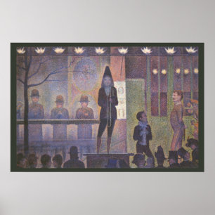 Póster Espectáculo Secundario de Circo por Georges Seurat