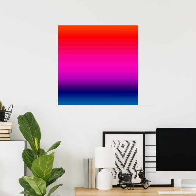 Póster Espectro de Colores Horizontales - 4 (Oficina en casa)