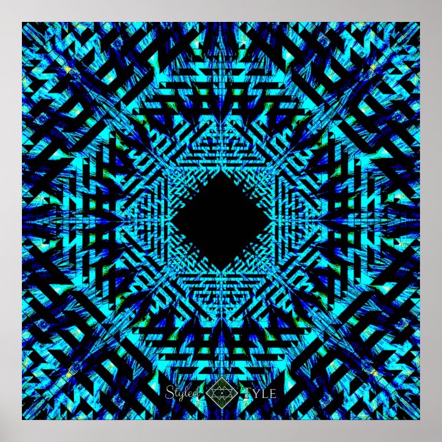Póster Espectro de Cristal (Frente)