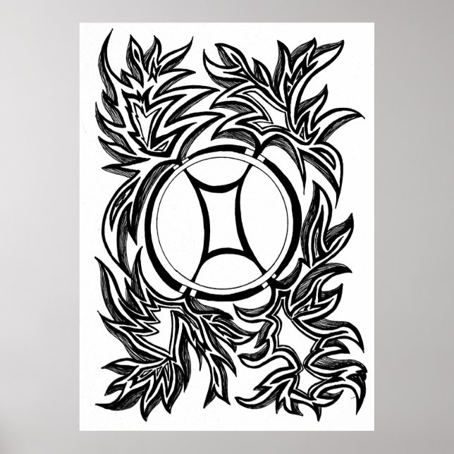 Póster Espectro infinito (Frente)