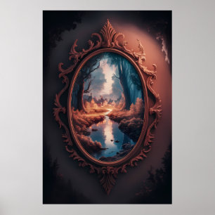Póster Espejo al encanto