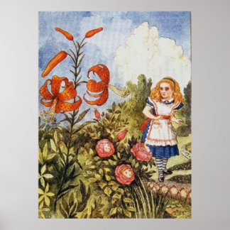 Póster Espejo Alice Color Completo